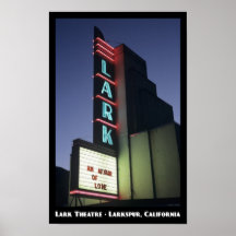 Poster del teatro 11x17 de la alondra