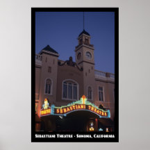 Poster del teatro 11x17 de Sebastiani
