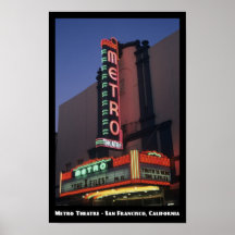 Poster del teatro 11x17 del metro