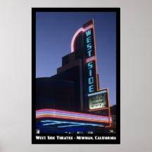Poster del teatro del lado oeste