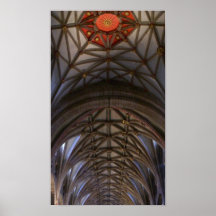 Poster del techo de la abadía de Tewkesbury
