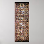 Poster del techo de la capilla de Sistine
