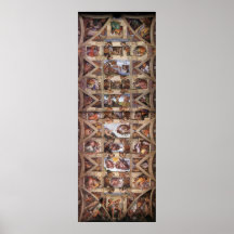 Poster del techo de la capilla de Sistine