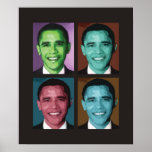 Poster del tecnicolor de Obama