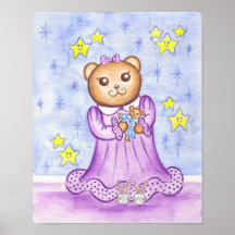 poster del teddy_girl_bedtime