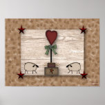 Poster del Topiary del corazón