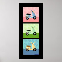Poster del trío de la vespa