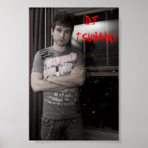 poster del tsunami, TSUNAMI    de DJ