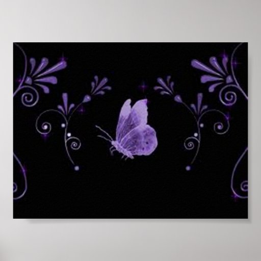 Poster del valor de la mariposa (mate)