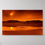 Poster del valor de la puesta del sol (mate)