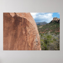 Poster del viaje del monumento nacional del dinosa
