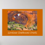 Poster del viaje del parque nacional de los arcos