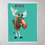 Poster del vintage de Canadá