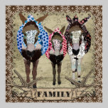 Poster del vintage de Moses y de la familia posters