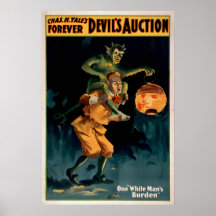 Poster del VODEVIL del acto del juego de la SUBAST
