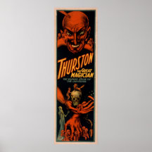 Poster del VODEVIL del ilusionista del mago de THU
