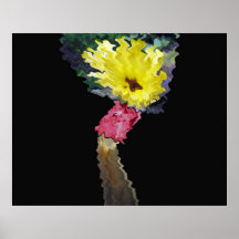 Poster digital imponente del arte