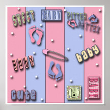 Poster dulce del bebé