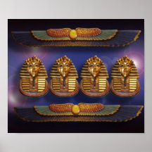 Poster egipcio del tut del rey