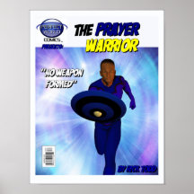 Poster empíreo del super héroe de la fuerza