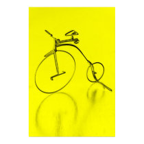 Poster enrrollado de la bicicleta del yello posters