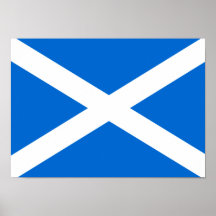 Poster escocés de la bandera