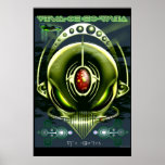 Poster extranjero del Cyborg (personalizable)