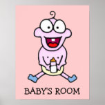 Poster feliz del bebé