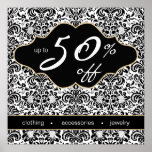 Poster floral BG elegante de moda de la venta al p