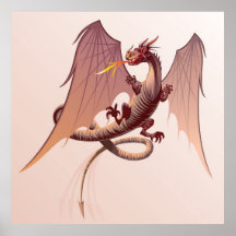 Poster fresco del dragón