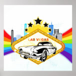 Poster fresco del vector de Las Vegas