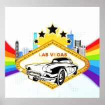Poster fresco del vector de Las Vegas posters