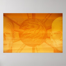 poster futurista del fondo