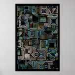 Poster geométrico 500