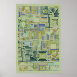Poster geométrico 500