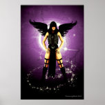 Poster gótico agrietado pero no quebrado del arte
