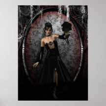 Poster gótico de la novia
