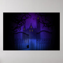 Poster gótico del castillo