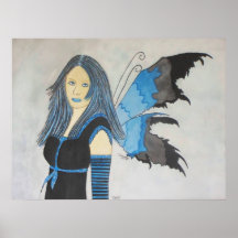 Poster gótico del Faery del Dari