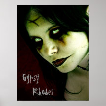 Poster gótico gitano de Rodas