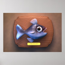 Poster grande de los pescados