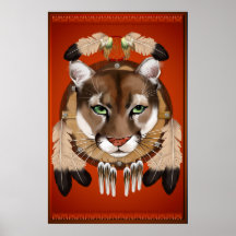 Poster grande del escudo del puma