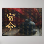 Poster hermoso del arte de las karmas