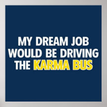 Poster ideal del trabajo de las karmas