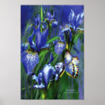 Poster/impresión azules del arte de la diosa