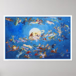 Poster/impresión: "Danza alrededor de la luna" por