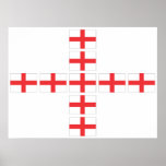 Poster/impresión de la bandera de Inglaterra
