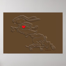 Poster/impresión del arte: Chocolate del conejo qu