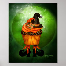 Poster/impresión del arte de Halloween de la magda