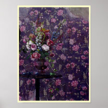 Poster/impresión estropeados del ~ de las flores